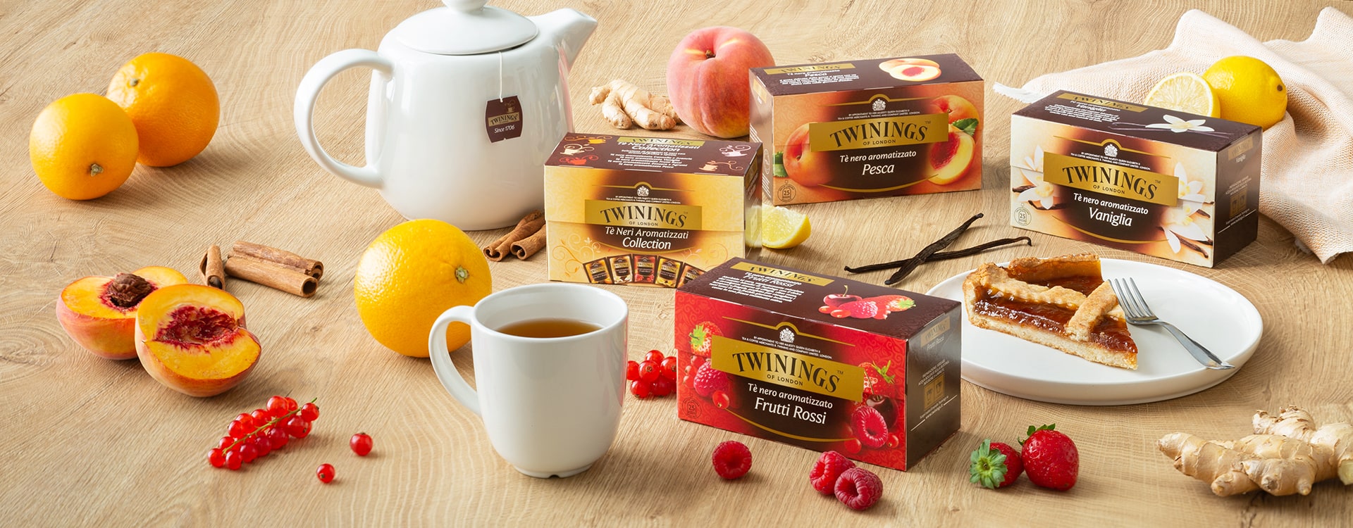 Tè neri aromatizzati