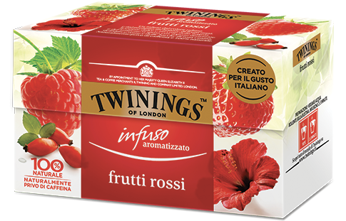 Infuso aromatizzato <br>frutti rossi