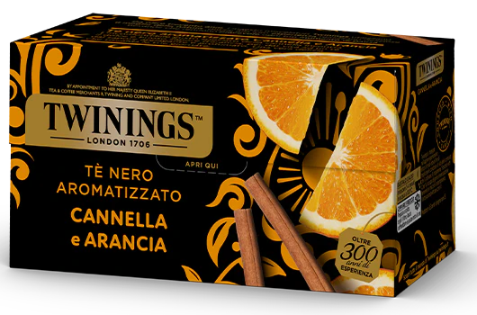 Tè nero aromatizzato <br>Cannella e Arancia