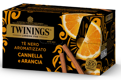 Tè nero aromatizzato Cannella e Arancia