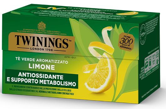Tè verde aromatizzato <br>Limone