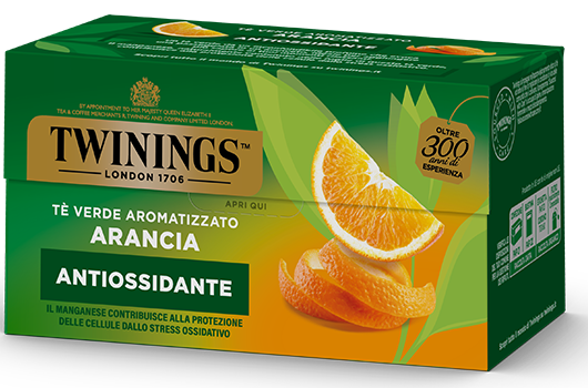 Tè verde aromatizzato <br>Arancia