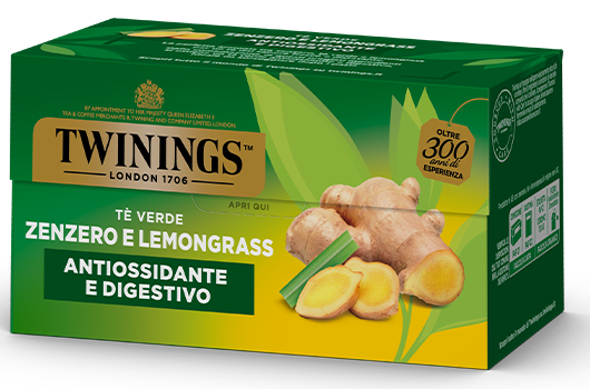 Tè verde aromatizzato <br>Zenzero e Lemongrass
