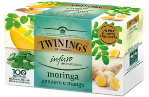 Infuso aromatizzato <br>moringa zenzero e mango