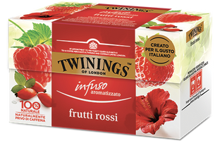 Infuso aromatizzato <br>frutti rossi