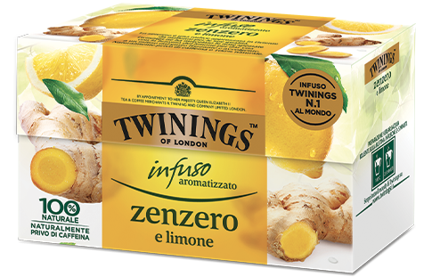 Infuso aromatizzato <br>zenzero e limone
