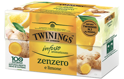 Infuso aromatizzato zenzero e limone