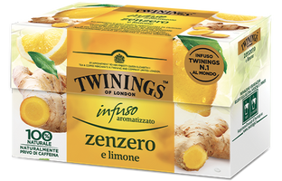Infuso aromatizzato <br>zenzero e limone