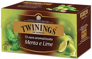 Tè nero aromatizzato <br>Menta e Lime
