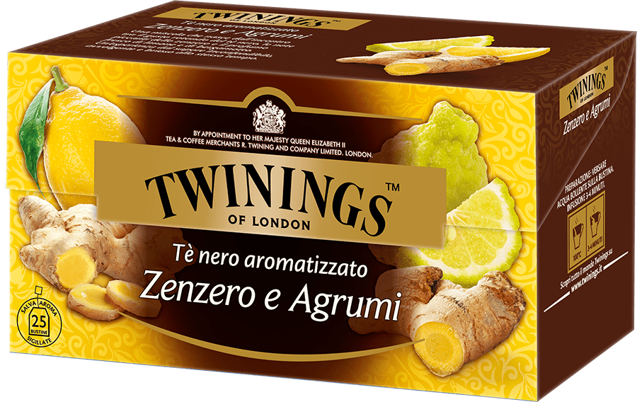 Tè nero aromatizzato <br>Zenzero e Agrumi